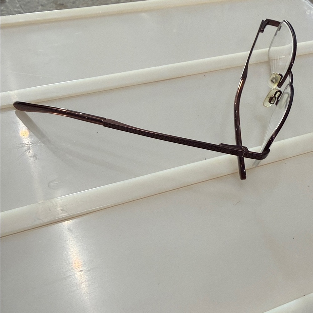 Joseph Abboud Brown Rectangular Glasses - image 2